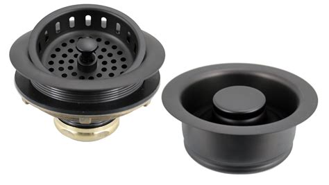 Press down to fill the sink, or pull up to drain it. Oil Rubbed Bronze Kitchen Sink Strainer Drain & Stopper | eBay