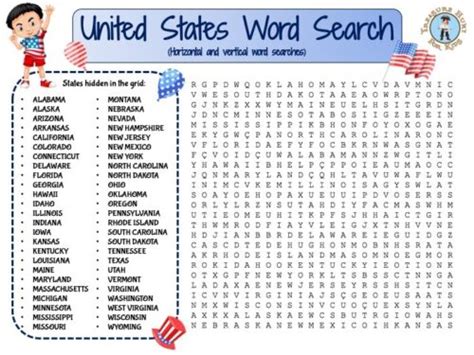 Word Search Puzzle For Kids To Print Treasure Hunt 4 Kids