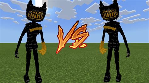 Bendy Morph Vs Bendy The Ink Demon Minecraft Bendy And The Ink Machine
