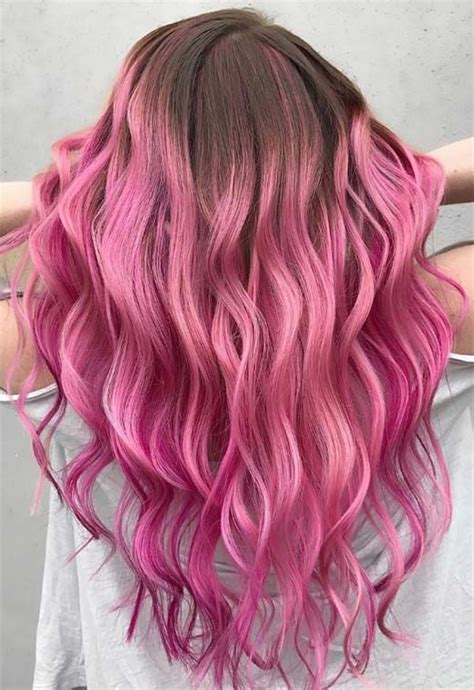 55 Lovely Pink Hair Colors Tips For Dyeing Hair Pink Glowsly Dark