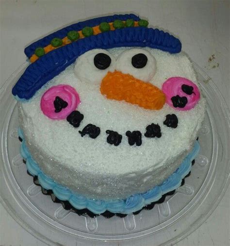 Snowman Face Cake Cake Cake Creations Snowman Faces