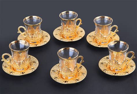 Latest Collection Ahu Turkish Tea Cups Set Fairturk Com
