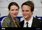 German actor August Diehl (R) with his wife, actress Julia Malik ...