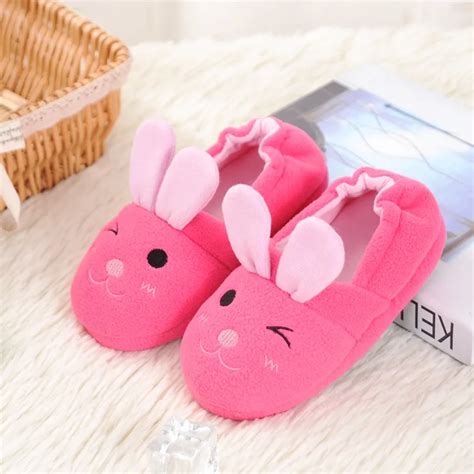 Cute Rabbit Animal Pattern Kids Slippers Home Slippers Children For