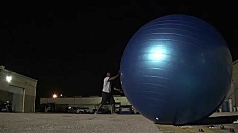 Biggest Yoga Ball In The World Youtube
