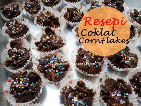 Mudah, sekali jalan dan siap. Resepi Biskut & Kuih Raya | Simple Coklat Cornflakes ...