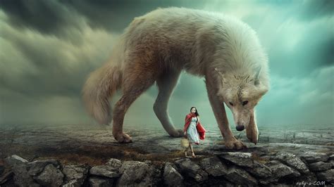 Big Wolf Photoshop Manipulation Tutorial Photoshop Trend