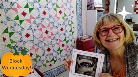 Free Quilt Block Wednesday - Cozy things - Pat Sloan Oct 14 Quilt Topic