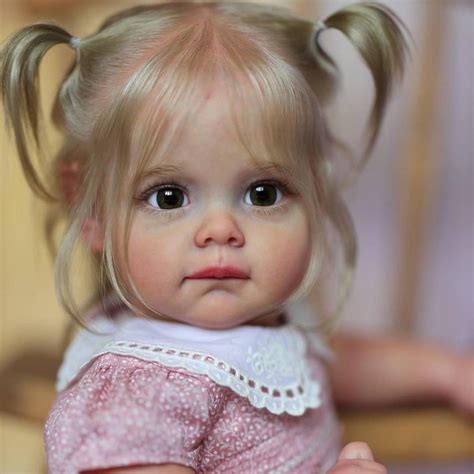 Realistic Authentic Reborn Baby Girl Dolls With Blonde Hair Beautifully Handcrafted Maggi