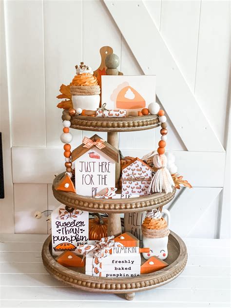 Fall Tiered Tray Decor Tiered Tray Diy Tiered Stand Tier Tray Fall