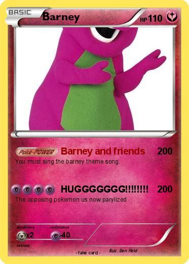 Pokémon Barney 967 967 Barney And Friends My Pokemon Card