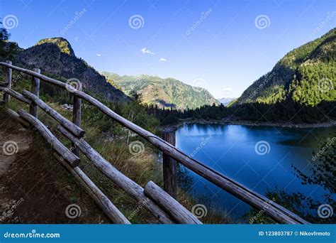 Alpine Lake In Antrona Valley Stock Image Image Of Idyllic Antrona