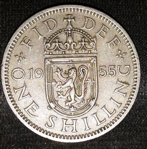 Coin 1 Shilling 1955 Inghilterra Etsy Coin Monete Vintage