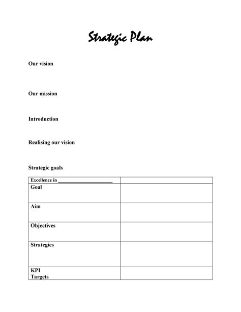 32 Great Strategic Plan Templates To Grow Your Business