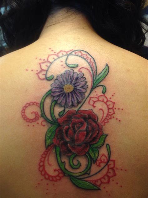 Rose And Daisy And Lace Tattoo Lace Tattoo Tattoos