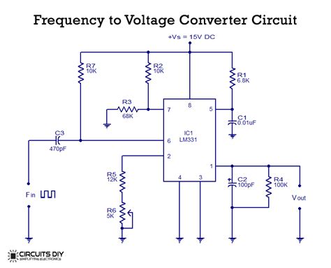 Circuits Diy Frequency To Voltage Converter Circuit Using Lm331 Ic