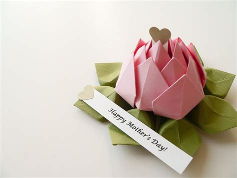 Origami Birthday Cards For Mom Tutorial Origami Handmade