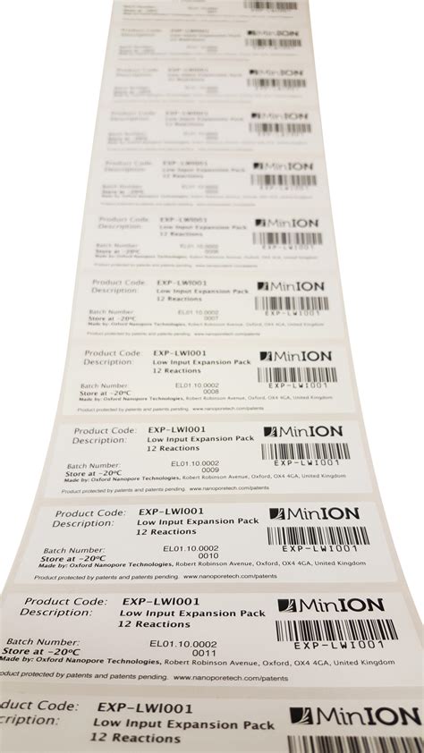 Serial Number Labels And Stickers Printing Services By Abbey Label