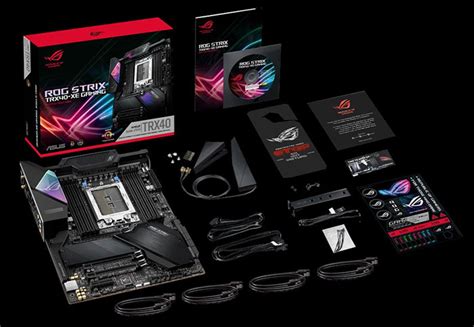 Asus Updates The Rog Strix Trx40 Xe Gaming Motherboard Mainboard