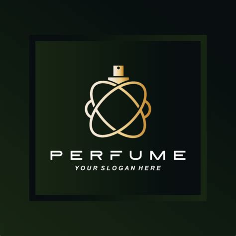 Diseño De Logotipo De Botella De Perfume De Lujo Ilustración Para