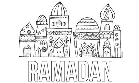 11 contoh mewarnai gambar m. Menggambar Masjid Bagus - Gambar Islami