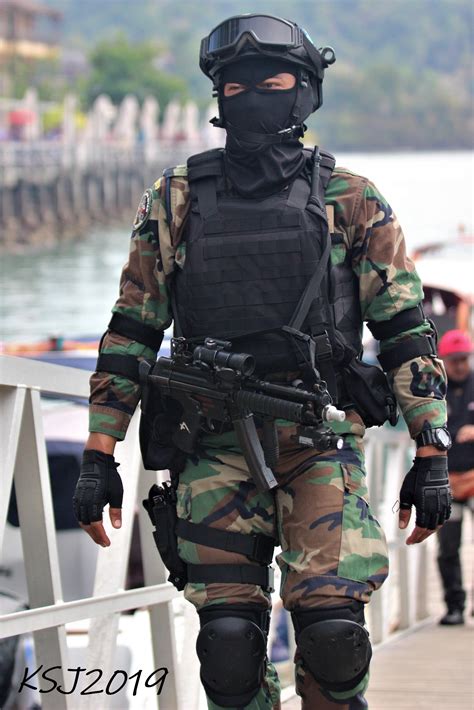 Royal Malaysian Navy Paskal Pasukan Khas Laut Operator At The End Of