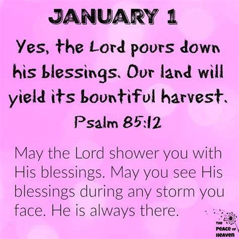 January 1 Psalm 8512 Daily Bible Verse Psalms Daily Scripture