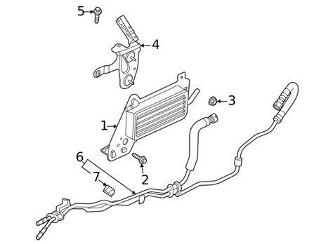 2021 2023 Ford F 150 Oem Automatic Transmission Oil Cooler Hose