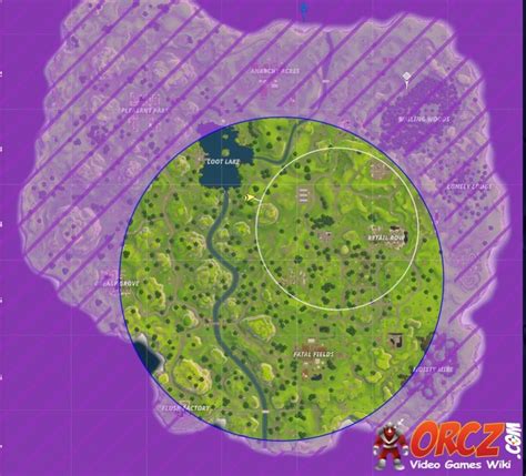 Fortnite Battle Royale Visit The Center Of Different Storm Circles In