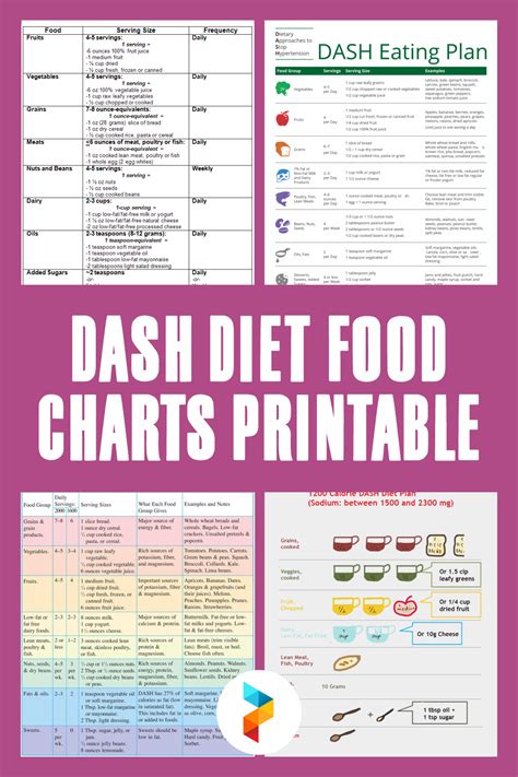 10 Best Dash Diet Food Charts Printable Diet Food Chart Dash Diet Dash Diet Recipes