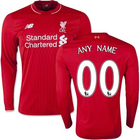 The number displayed above is how your product will ship, but may not be the exact number worn by said player in every match of the euros. Men's Customized Liverpool FC Jersey - 15/16 England ...