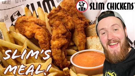 Slim Chickens® Slims Meal 5pc Tenders Review Travtries Youtube