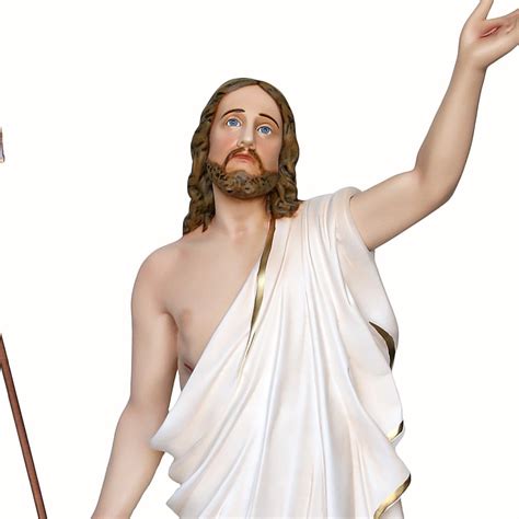 Statua Gesù Risorto In Vetroresina