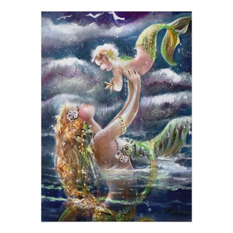 So this young woman who is still living with her parents, has real trouble dealing with her mother. Mother & Child Mermaids Print | Zazzle