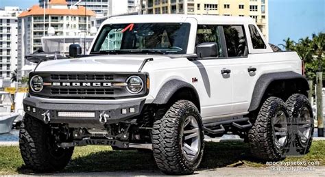 Sixth Gen Ford Bronco Gets Spectacular 6×6 Treatment By Apocalypse