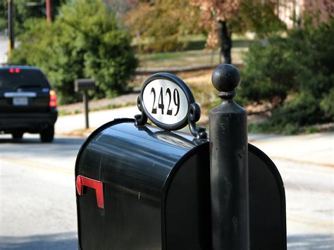 Mailbox Free Stock Photo A Mailbox On A Street 853