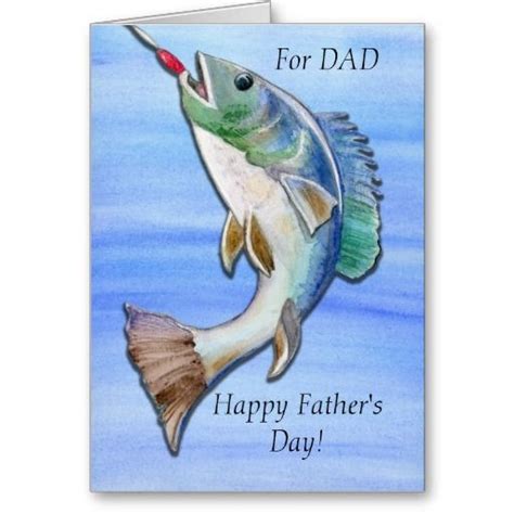 Fathers Day Fishing Kind Of Dad Card Dad Cards Fathers