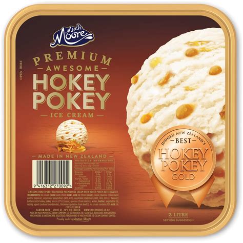 Much Moore Awesome Hokey Pokey Ice Cream Tub 2l Woolworths