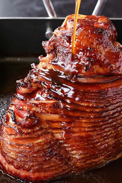 This Apple Bourbon Glazed Ham Has The Most Addicting Brown Sugar And Bourbon Glaze Ham