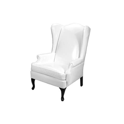 This tufted wingback chair combines classic design details with striped black and white wingback chair: Wingback Chair Rentals | Event Furniture Rental
