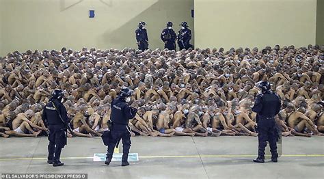 EL Salvador Prison Ingnores Social Distance Rules, Cram Hundreds Of ...