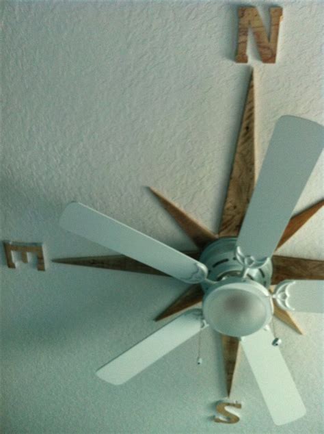 Get 5% in rewards with club o! I made a nautical star on the ceiling around the fan using ...
