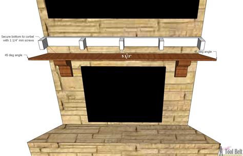 Potterybarn.com has been visited by 100k+ users in the past month DIY Fireplace Mantel Shelf - Her Tool Belt