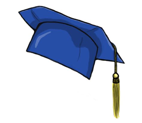 Download High Quality graduation hat clipart royal blue Transparent PNG png image