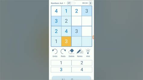 Sudoku 2x2 How To Solve Sudoku 2x3 Puzzle 8 Youtube
