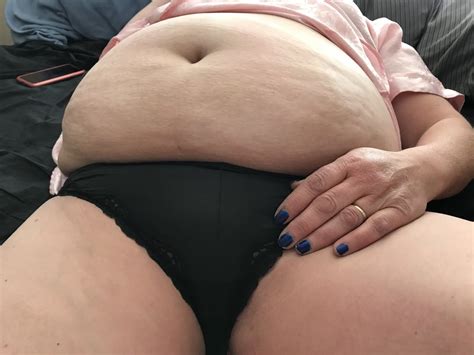 Belly Betty BBW Pussy Exposed In Black Panties 16 Pics XHamster