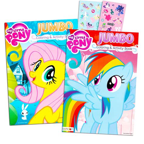 Buy My Little Pony Coloring Book Super Set With Stickers 2 Jumbo Books