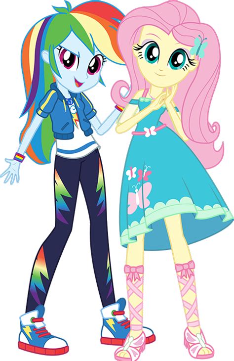 Rainbow dash and fluttershy's relationship. #1699229 - clothes, equestria girls, fluttershy, official ...
