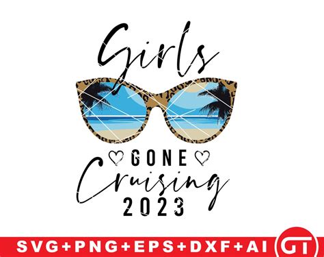 girls gone cruising 2023 svg girls matching women cruise squad png svg cruise trip 2023 png