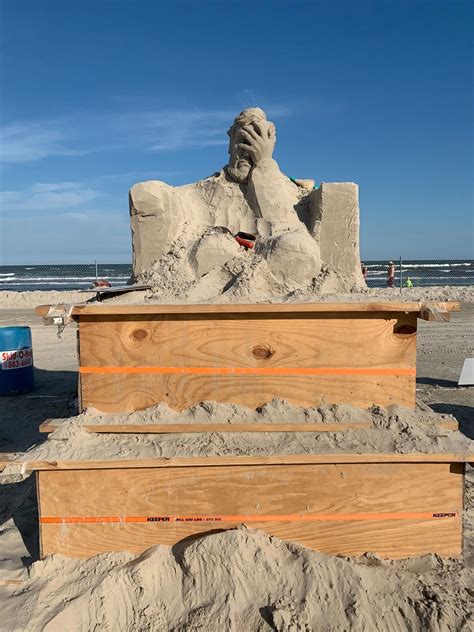 An Award Winning Sand Sculpture By Damon Langlois Captures A Crumbling